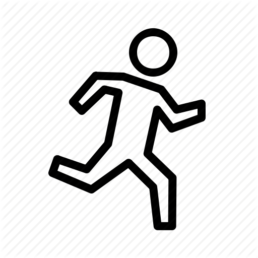 Jogging Icon at Vectorified.com | Collection of Jogging Icon free for ...