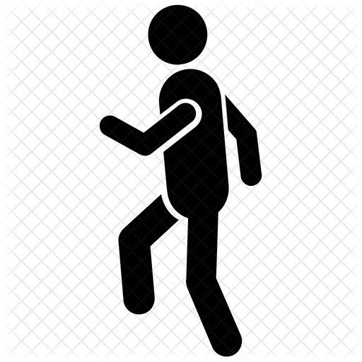 512x512 Jogging Icon Of Glyph Style