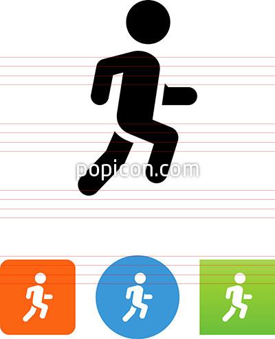 400x494 Person Jogging Icon
