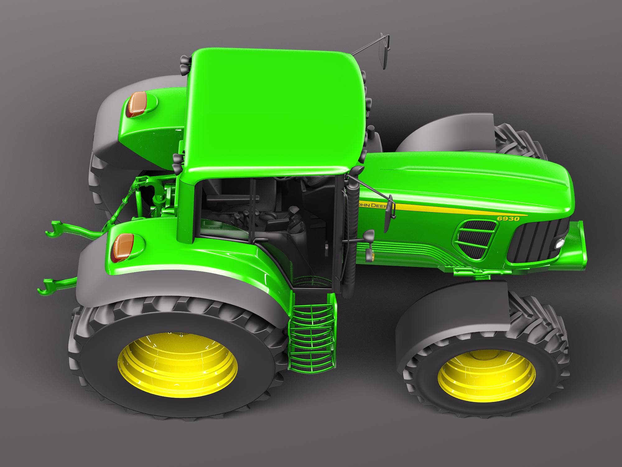 2000x1500 John Deere Tractor Model