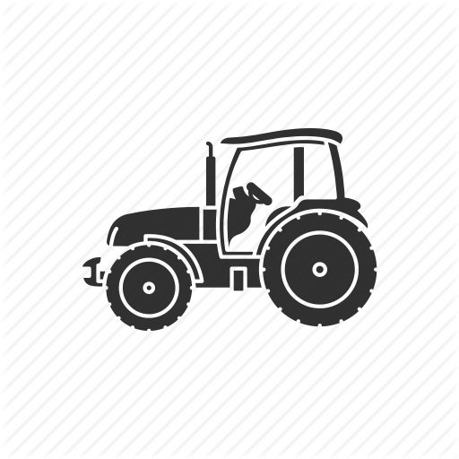 512x512 Big Tractor, Farm, John Deere, Truck Icon