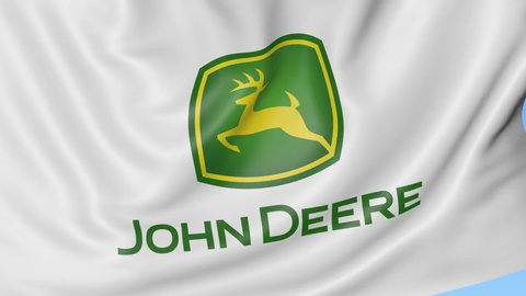 Waving Flag With John Deere Logo Seamles Loop Editorial 480x270 Waving Flag With John Deere Logo Seamles Loop Editorial