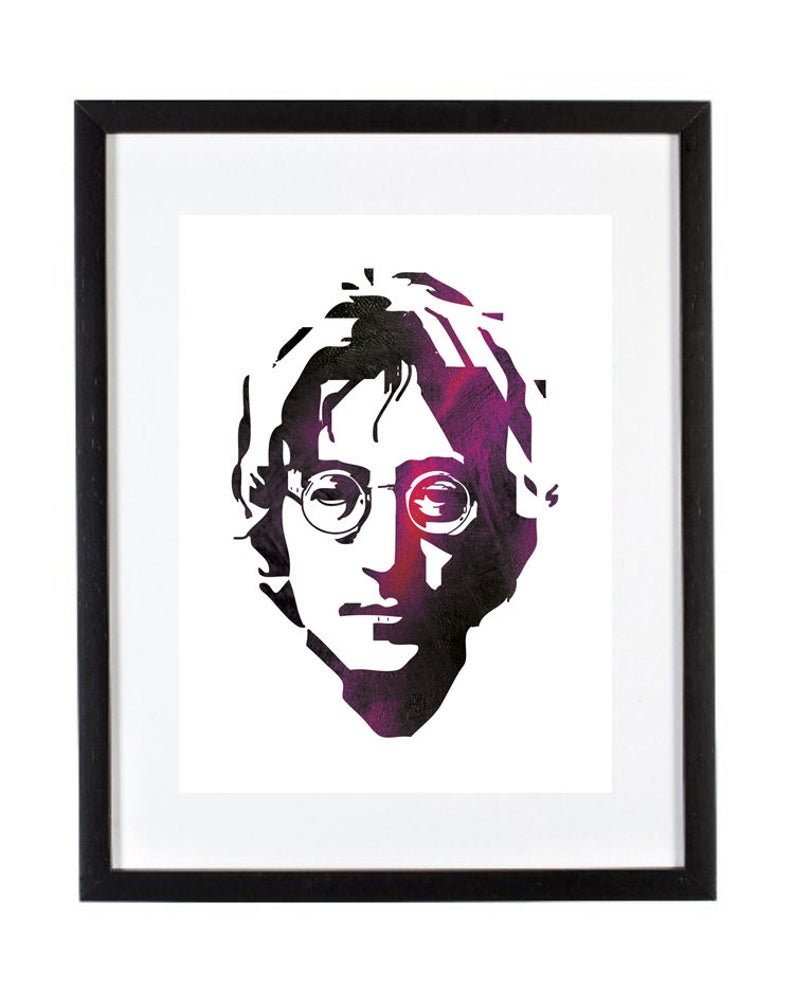 794x993 John Lennon Poster Digital Art Print English Singer Etsy