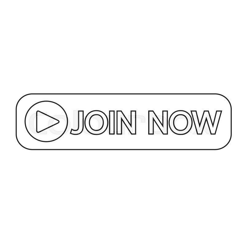 800x800 Join Now Button Icon Illustration Stock Vector Colourbox
