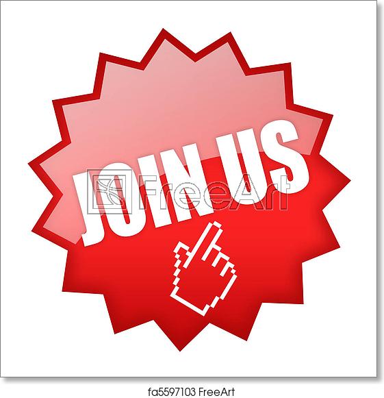 561x581 Free Art Print Of Join Us Join Us Icon Freeart