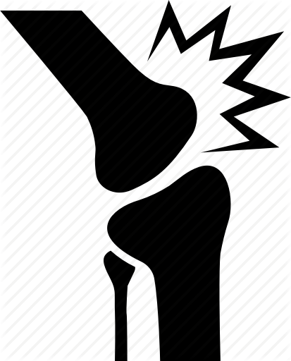 413x512 Hurt, Joint, Knee, Pain, Zika Symptom Icon