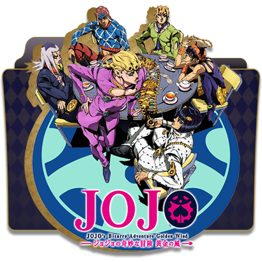 Jojo's Bizarre Adventure Golden Wind Folder Icon 512x512 Jojo's Bizarre Adventure Golden Wind Folder Icon