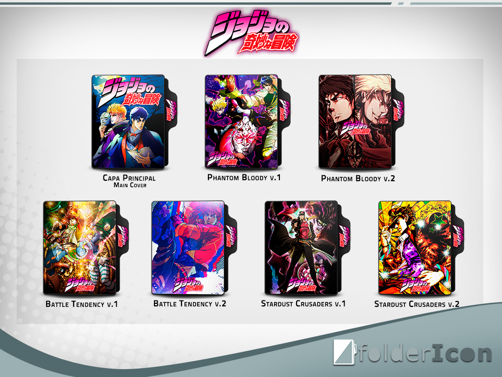 Jojo's Bizarre Adventure Icon Pack 1024x768 Jojo's Bizarre Adventure Icon Pack