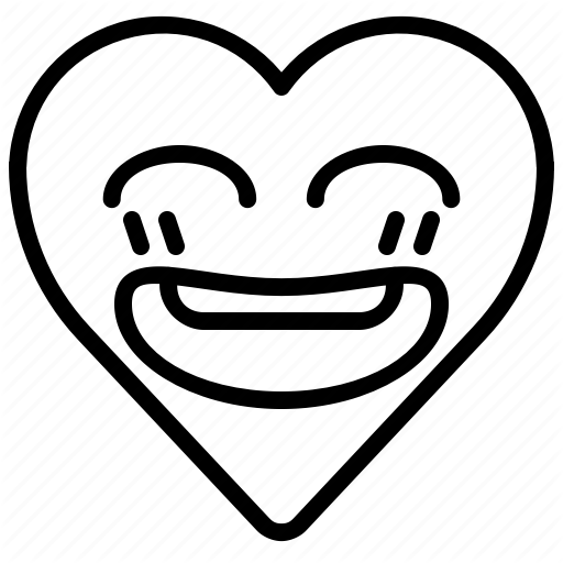 512x512 Emoji, Emotion, Happy, Heart, Joke, Smile Icon