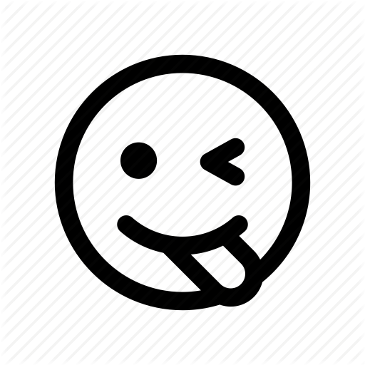 512x512 Blink, Emoji, Flirt, Joke, Tongue Out, Wink, Witty Icon