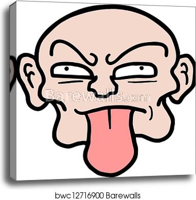 382x390 Joke Icon, Canvas Print Barewalls Posters Prints