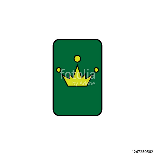 500x500 Joker Card Element Of Casino Icon For Mobile Concept And Web