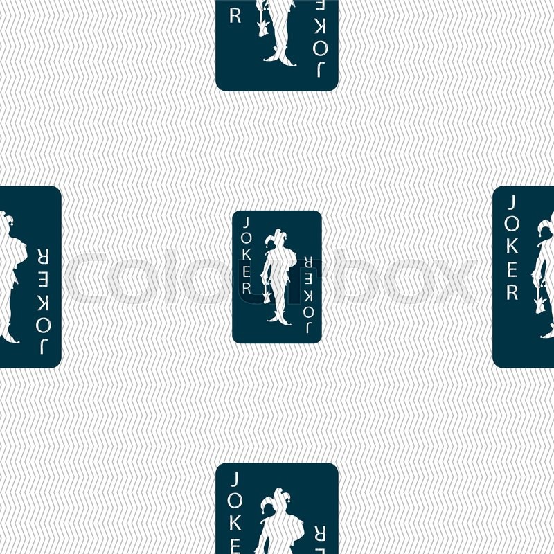 800x800 Single Playing Cards, Joker Icon Sign Stock Vector Colourbox