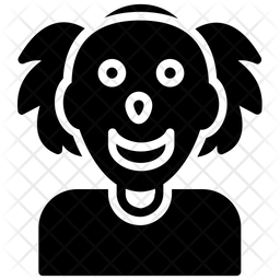 256x256 Joker Icon Of Glyph Style