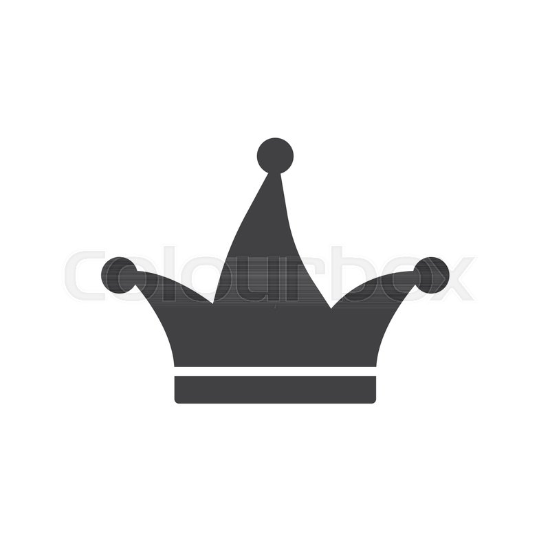 800x800 Joker Hat Icon Vector, Filled Flat Stock Vector Colourbox