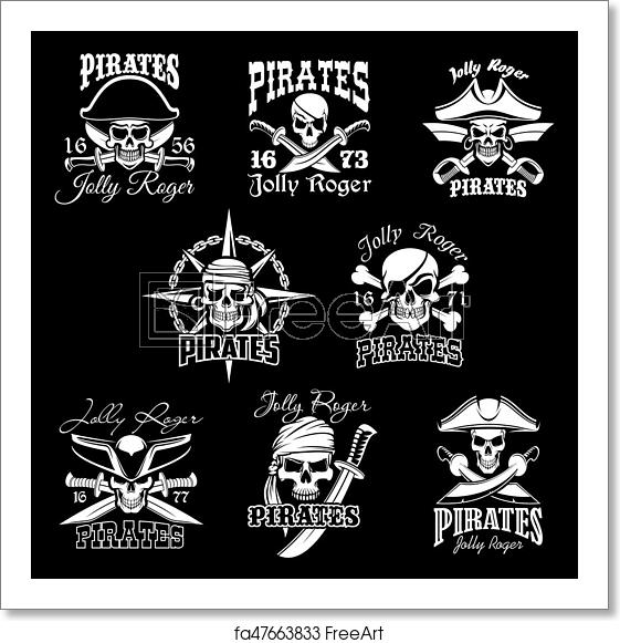 Free Art Print Of Pirate Skull With Crossbone, Jolly Roger Icon 561x581 Free Art Print Of Pirate Skull With Crossbone, Jolly Roger Icon