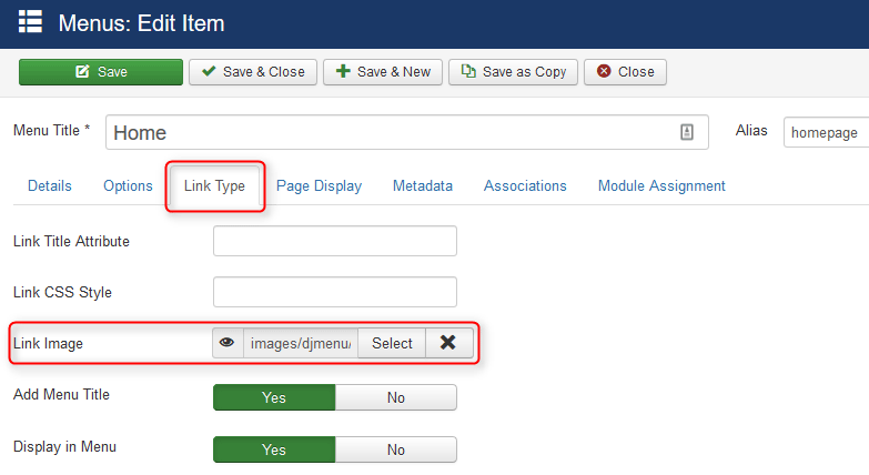 783x428 How To Display Image Or Icon In A Joomla Menu
