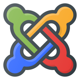 256x256 Joomla Logo Icon Of Colored Outline Style