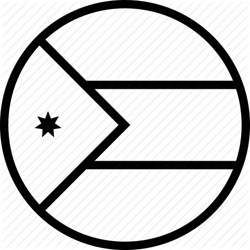 512x512 Asian, Country, Flag, Jordan Icon