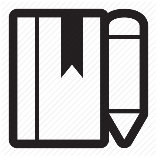 512x512 Bookmark, Diary, Journal, Notes, Pencil, Reminder, Write, Writer Icon