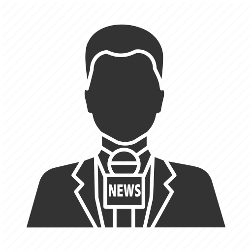 512x512 Journalist, Mass Media, News, Newscast, Press, Reporter, Tv Icon