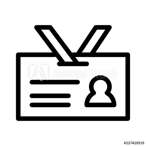 500x500 Press Pass News Report Business Journalist Information Vector Icon