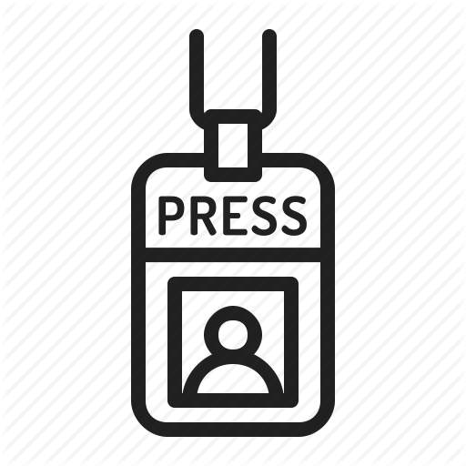 512x512 Card, Id, Journalist, Press Icon