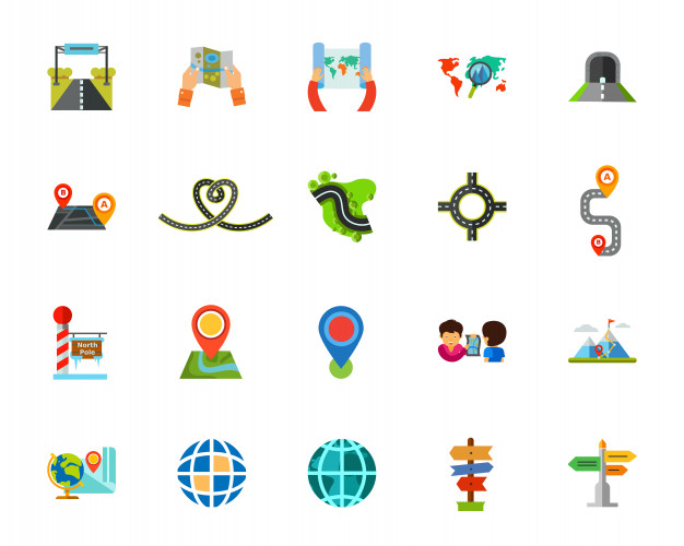 626x500 Journey Icon Set Vector Free Download