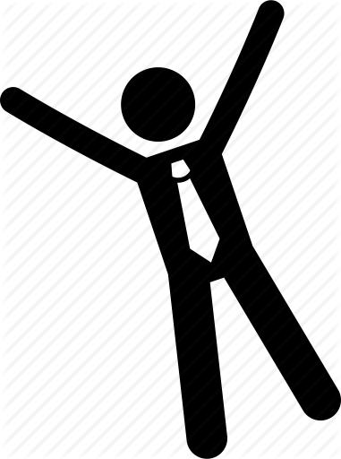 381x512 Businessman, Cheerful, Cheering, Delighted, Freedom, Happy, Joy Icon