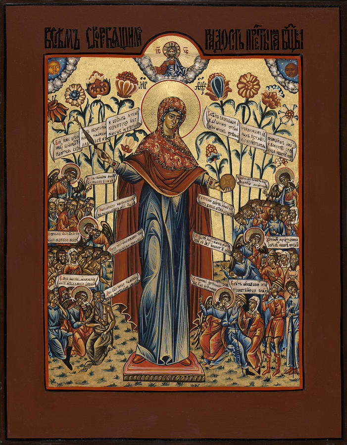 701x900 Mother Of God Joy Of All Who Sorrow Painting