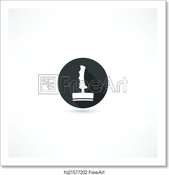 561x581 Free Art Print Of Joystick Icon Freeart