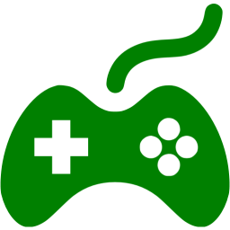 Green Joystick Icon 256x256 Green Joystick Icon