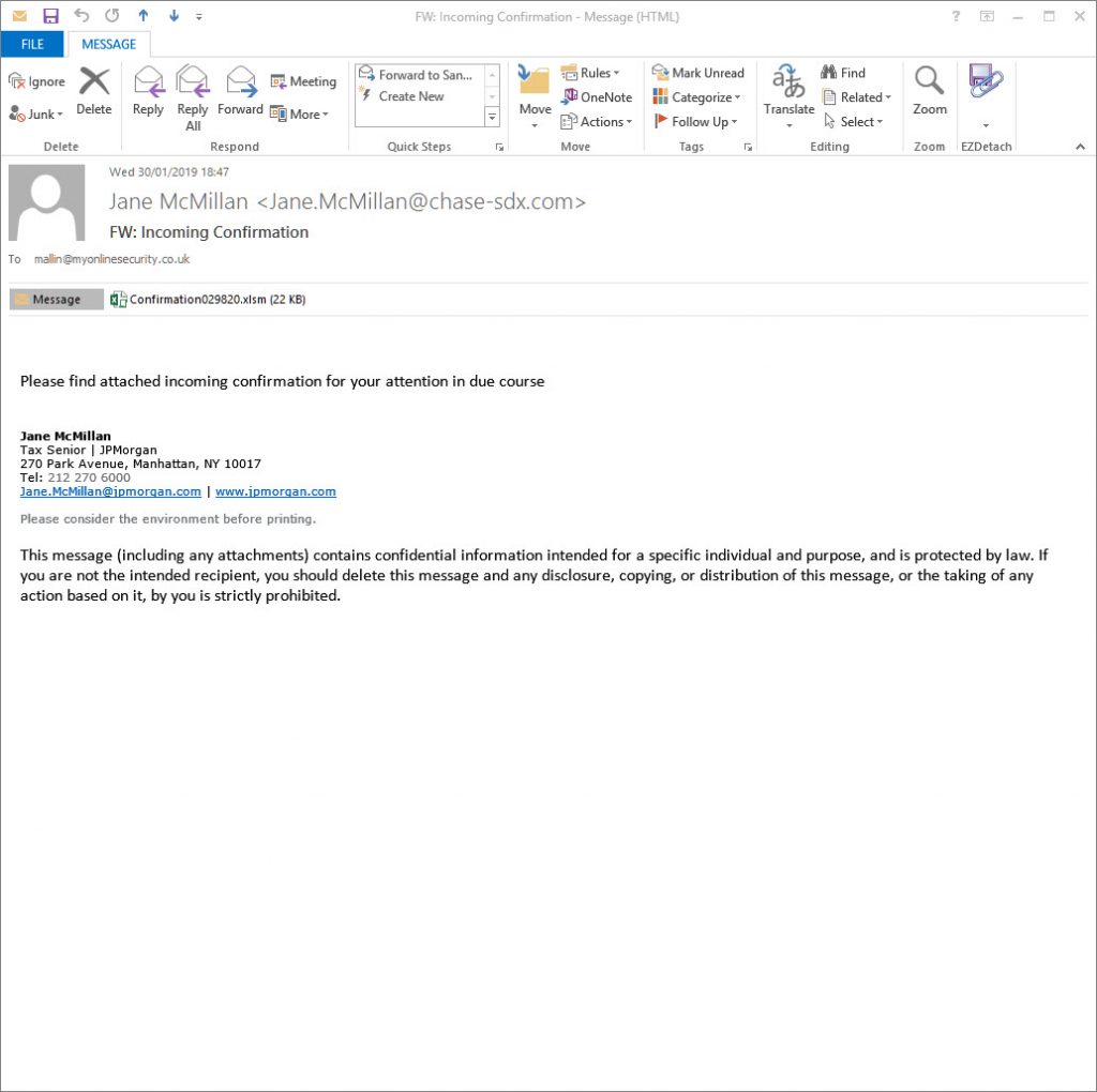 1024x1020 Trickbot With Multiple Changes Via Fake Chase Jp Morgan Incoming