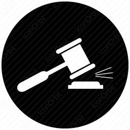 256x256 Judge Hammer Icon