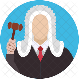 256x256 Judge Icon Of Flat Style