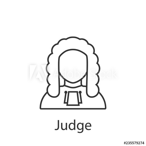 500x500 Judge Icon Element Of Profession Avatar Icon For Mobile Concept