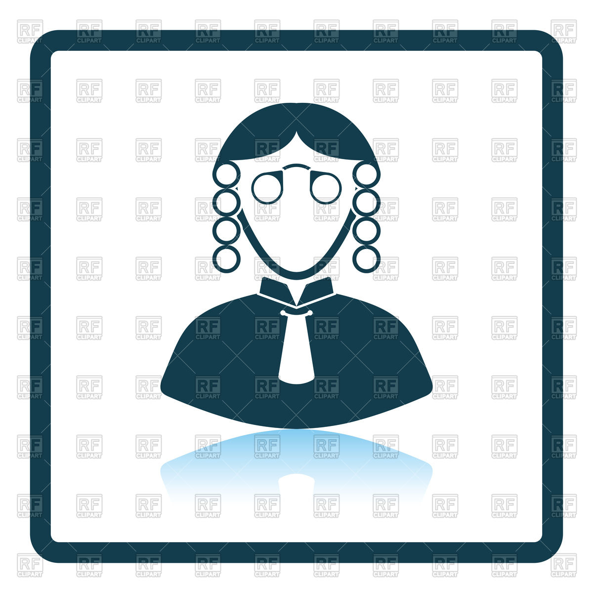 1200x1200 Shadow Reflection Design Of Judge Icon Vector Image Of People