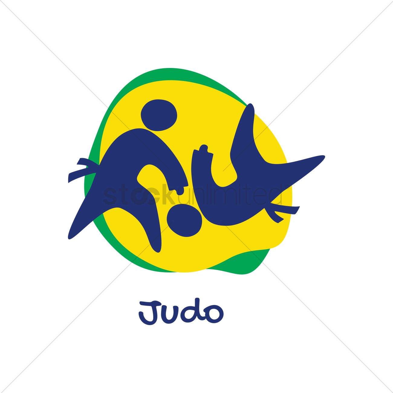 1300x1300 Judo Icon Vector Image
