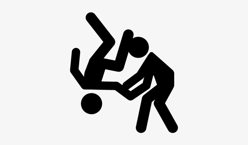 820x481 Olympic Judo Couple Silhouette Vector