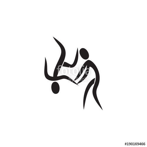 500x500 Reception In Judo Icon Element Of Figures Of Sportsman Icon