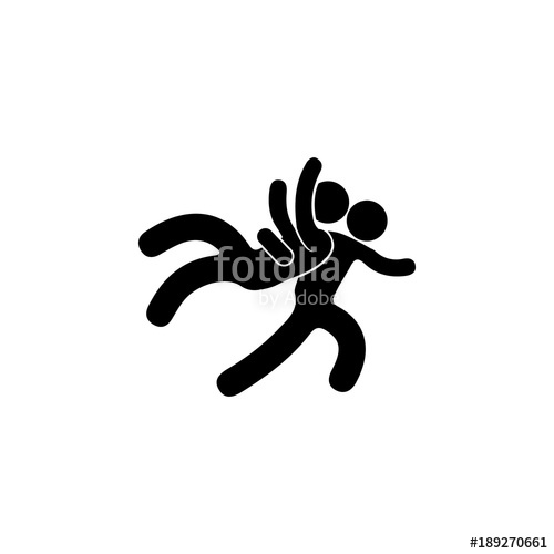 500x500 Reception In Judo Icon Elements Of Fighting Icon Premium Quality