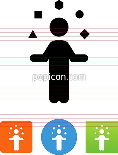 400x523 Person Juggling Options Icon