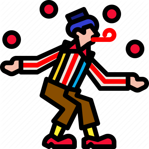 512x512 Ball, Circus, Festival, Fun, Juggle, Juggler, Juggling Icon