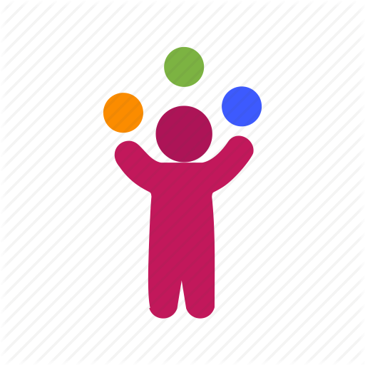 512x512 Balls, Clown, Funny, Juggle, Juggler, Juggling, Person Icon