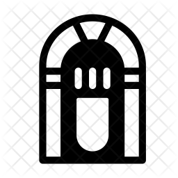 256x256 Jukebox Icon Of Glyph Style