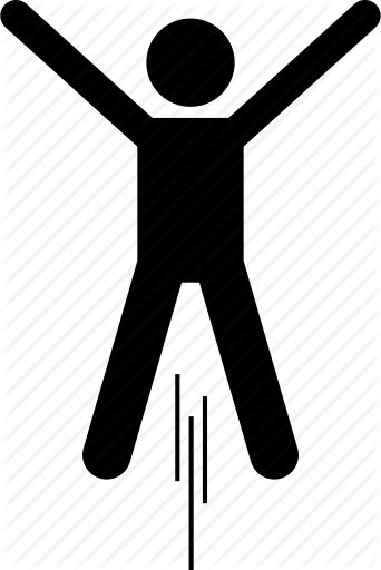 342x512 Happy, Jump, Jumping, Success, Up Icon