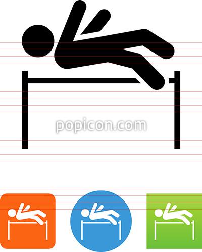 400x499 High Jump Icon