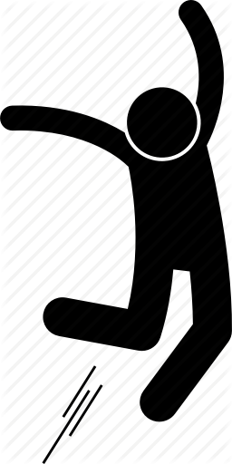 256x512 Jump, Jumping, Man Icon