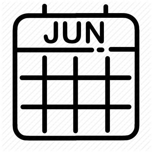 512x512 Calendar, Date, Dates, June, Month, Numbers, Ui Icon