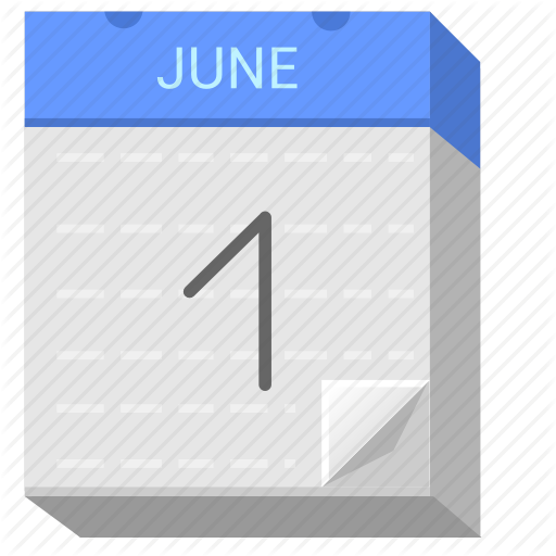512x512 Calendar, Date, Day, First, June Icon